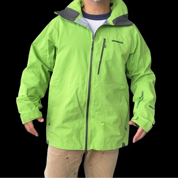 Patagonia Calcite Rain Jacket Goretex Waterproof Men’s Large - Picture 2 of 11